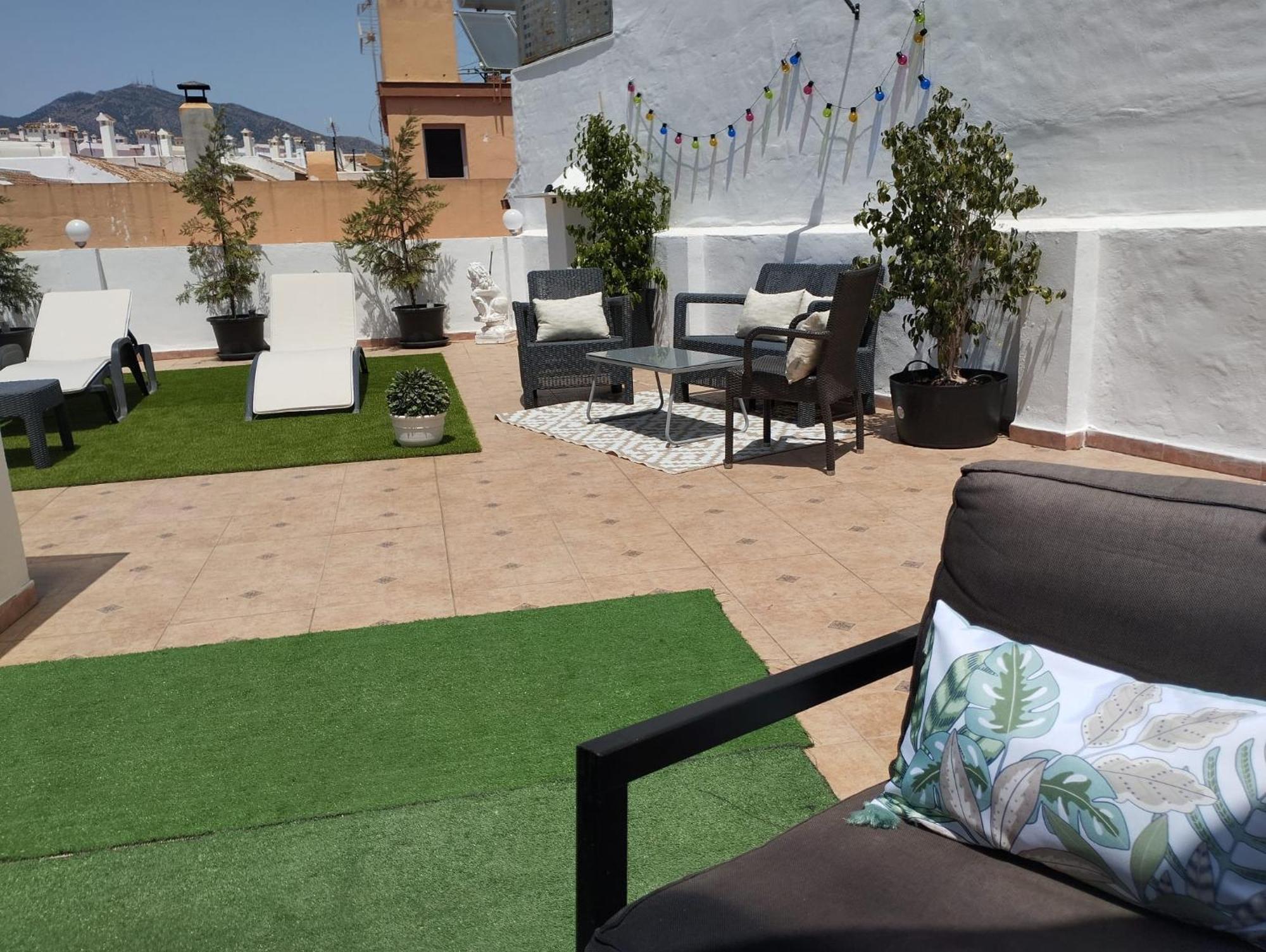 Ferienwohnung Atico Sofia, Gran Terraza Y Barbacoa Fuengirola Exterior foto